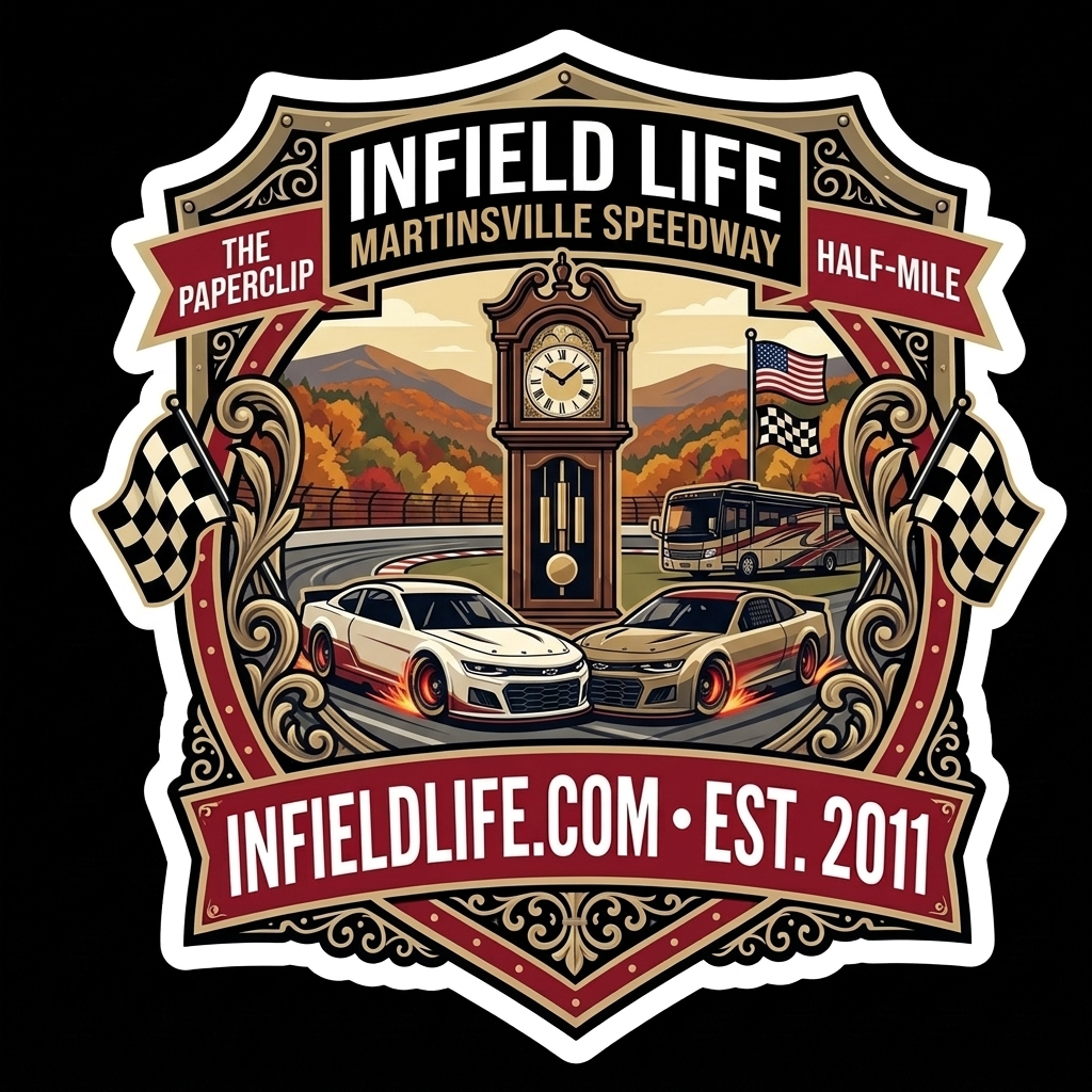 Martinsville Speedway 3-inch Infield Life Sticker